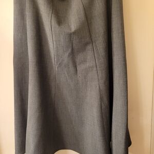 Dress Barn Gray Midi Skirt